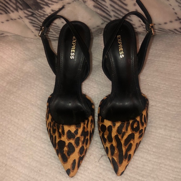 Leopard print high heels - Picture 1 of 3